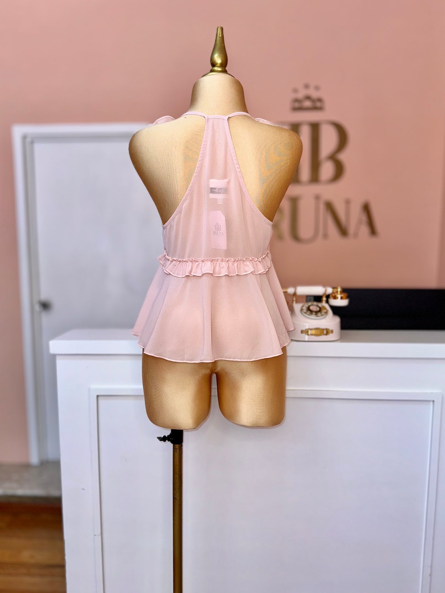 Top rosa olanes