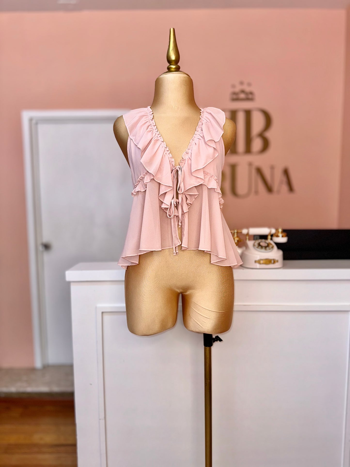 Top rosa olanes