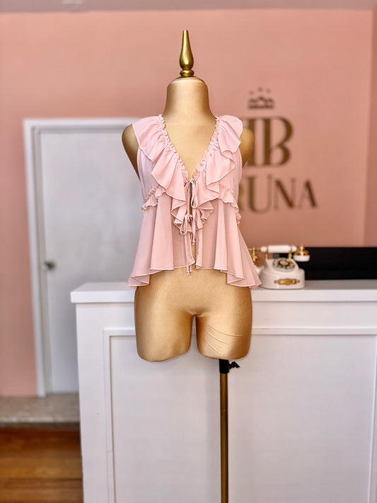 Top rosa olanes